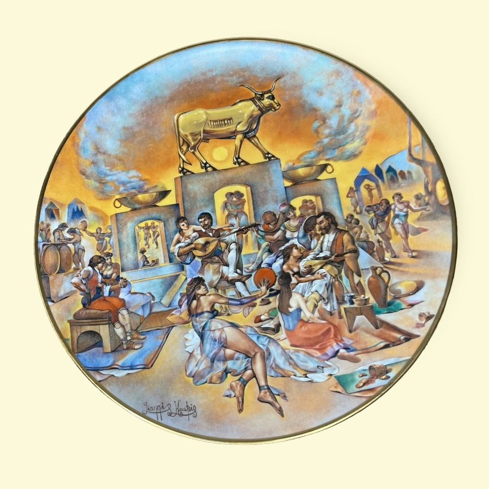 The Golden Calf 10 of 12 Plates, the series, the Promise Land by Yiannis Koutsis